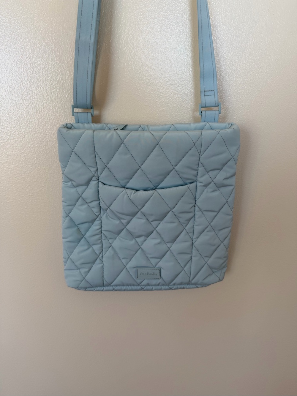 VERA BRADLEY Ultralight Hipster Vintage Denim Light Blue Crossbody Bag Purse